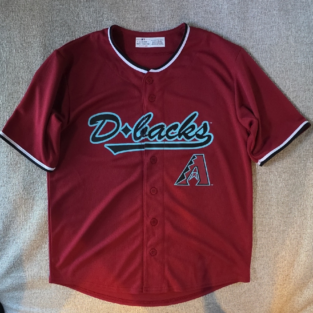 Diamondbacks Maroon Jersey Kids XL (Women's XS/S)